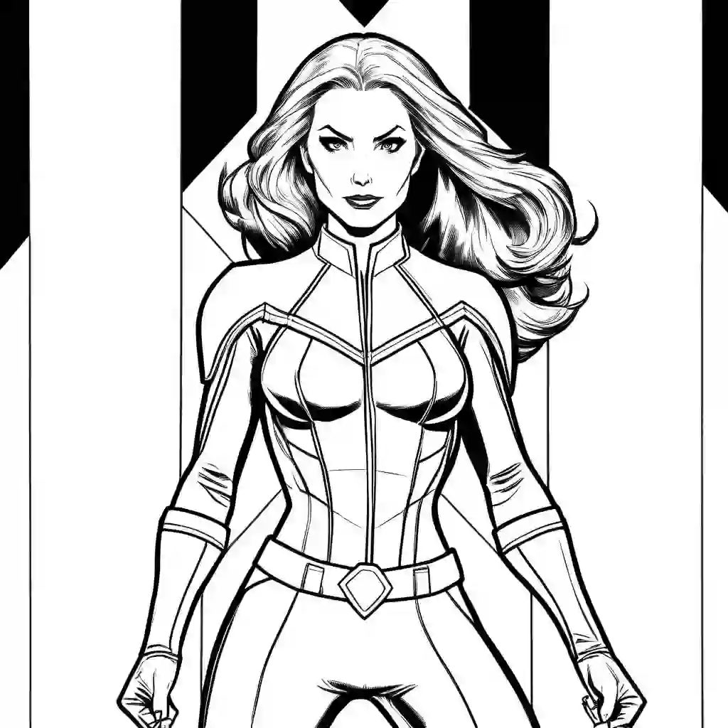 Jean Grey coloring pages